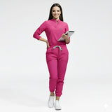 Long Sleeve Top Jogger Scrub